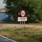 Entrada al pueblo de Moraleja de Coca