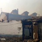 Arde casi una veintena de viviendas en San Pedro de Cansoles (Palencia)