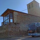 Oficina móvil de Caixabank en Narros del Castillo (Ávila) en imagen de archivo