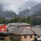 Incendio en Colinas del Campo de Martín Moro Toledano perteneciente al municipio de Igüeña (León)