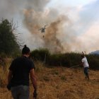 Incendio en Molinaseca (León)