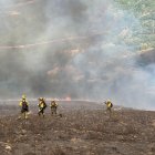 Una imagen de archivo ante las llamas en Castilla y León