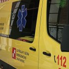 Imagen de archivo de una ambulancia del Sacyl.