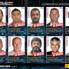 Los diez fugitivos más buscados en España y para los que la Policía Nacional pide la colaboración ciudadana.