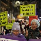 Un momento de una de las concentraciones de Castilla y León contra la violencia de género.