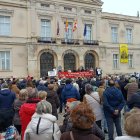 Concentración vecinal en la Plaza Mayor