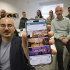 Ricardo Hernández, Luis Vaquero y Sebastián de Prada junto con el resto del equipo de DareMapp