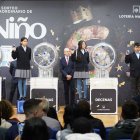 Sorteo de la lotería de El Niño en una imagen de archivo