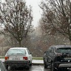 La nieve llega a la ciudad de León