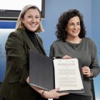 La vicepresidenta de la Junta de Castilla y León y consejera de Familia e Igualdad de Oportunidades, Isabel Blanco, firma un protocolo de colaboración para el desarrollo de acciones conjuntas frente a la soledad y el aislamiento social con el Consejo de Colegios Profesionales de Farmacéuticos de Castilla y León (Concyl).