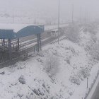 Cámara de tráfico en la AP-61 en Segovia.