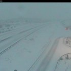 Imagen de la DGT de una carretera de Castilla y León.