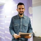 El coordinador de Podemos Castilla y León, Miguel Ángel Llamas, participa en el acto 'Territorios para vivir. Retos en el medio rural'