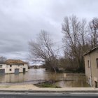 Situación de la riada en las viviendas de San Esteban de Gormaz.