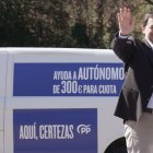Mañueco en un acto en Segovia