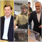 Mañueco, Martínez y Pollán ejercen su derecho al voto