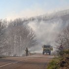 Incendio en el municipio de Igüeña (León)