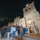 Último ensayo de la procesión del Silencio en la parroquia de San Cosme