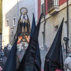 Procesión de la Soledad de la Virgen de la Semana Santa de Burgos.
