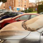 Episodio de polvo africano en una imagen de archivo