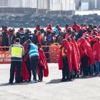 Llegada de inmigrantes a Canarias, en una imagen de archivo.