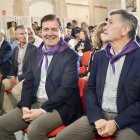 Alfonso Fernández Mañueco junto a Francisco Álvarez en la entrega de los I Premios de la Música Folk y Tradicional de Castilla y León