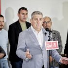 Javier Antón, arropado por su futuro equipo de Gobierno, en la presentación a los medios de comunicación