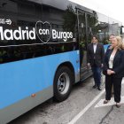Acto de entrega de 40 autobuses de la ciudad de Madrid a Burgos