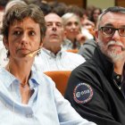 La directora de la misión Solar Orbiter de la ESA, Anik de Groof, y el astrofísico de la ESA, Juan Ángel Vaquerizo.