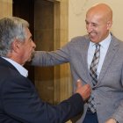 Miguel Ángel Revilla y el alcalde de León, José Antonio Diez.