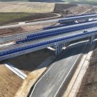 Plataforma entre Amusco y Osorno de la conexión AVE Palencia-Cantabria.