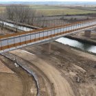 Plataforma entre Amusco y Osorno de la conexión AVE Palencia-Cantabria.