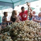 La feria del ajo celebrada en Zamora en ediciones anteriores