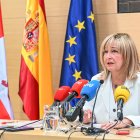 La presidenta del Tribunal Superior de Justicia de Castilla y León, Ana del Ser, presenta la Memoria Anual de Actividades y Funcionamiento del Alto Tribunal correspondiente al año 2025