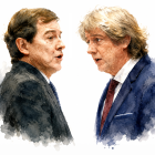 Alfonso Fernández Mañueco y Carlos Martínez.