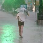 Fuerte tormenta en León