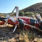Imagen del estado del avión accidentado - ICAL