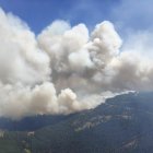 Incendio de La Miera en Guadalajara tomada por la Brif