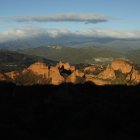 Estado del paraje de Las Médulas tras los incendios del verano.