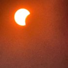 Comienzo del eclipse total de sol