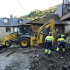Riada en el pueblo de Manzanedo de Valdueza (León).