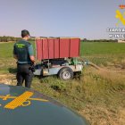 Dos detenidos por robos, hurtos y receptación en explotaciones agrícolas de la provincia de Palencia.
