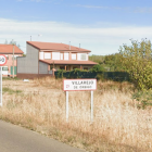 Entrada al municipio de Villarejo de Órbigo (León)