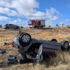 Accidente de tráfico en la carretera ZA-P-2018, en Piñuel.