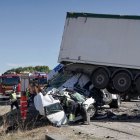 Brutal accidiente ocurrido el pasado viernes en Valladolid que se saldó con un muerto y varios heridos.