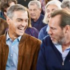 Pedro Sánchez y Óscar Puente en la Cúpula del Milenio