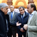 El consejero de Agricultura, Ganadería, Medio Rural y Política Ambiental, Joaquín Antonio Pino, en el acto inaugural de la LVIII Semana Internacional de la Trucha de León y la Tercera Edición de la Feria Destino Pesca Castilla y León