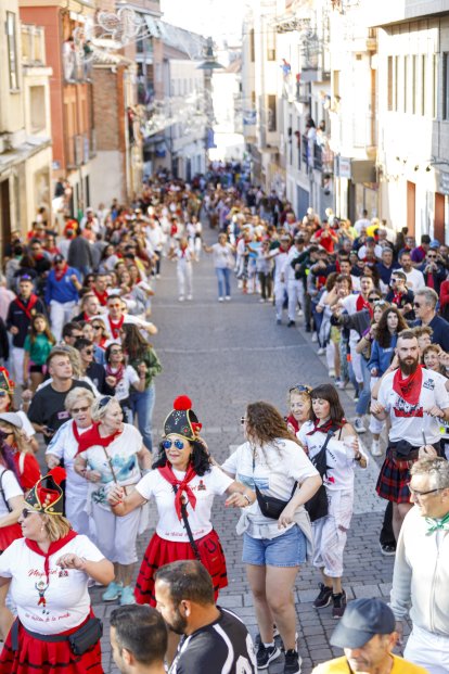 Primer encierro de Cuéllar (Segovia).