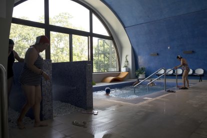 Instalaciones del Balneario de Ledesma en Salamanca.