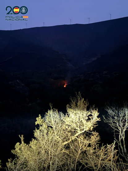 Efectos del incendio en Bouzas